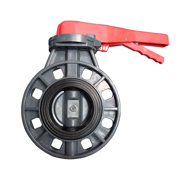 D71X-10S塑料手动对夹式蝶阀