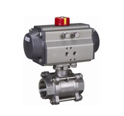 Q611F气动三片式球阀