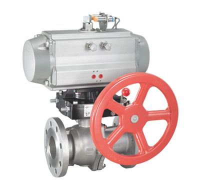 气动O型切断球阀